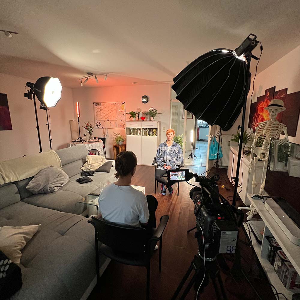 VOX Wo die Liebe hinfällt Michael Harmata Kameramann Dreharbeiten Reportage Dokumentation Fernsehen Sony FX 6