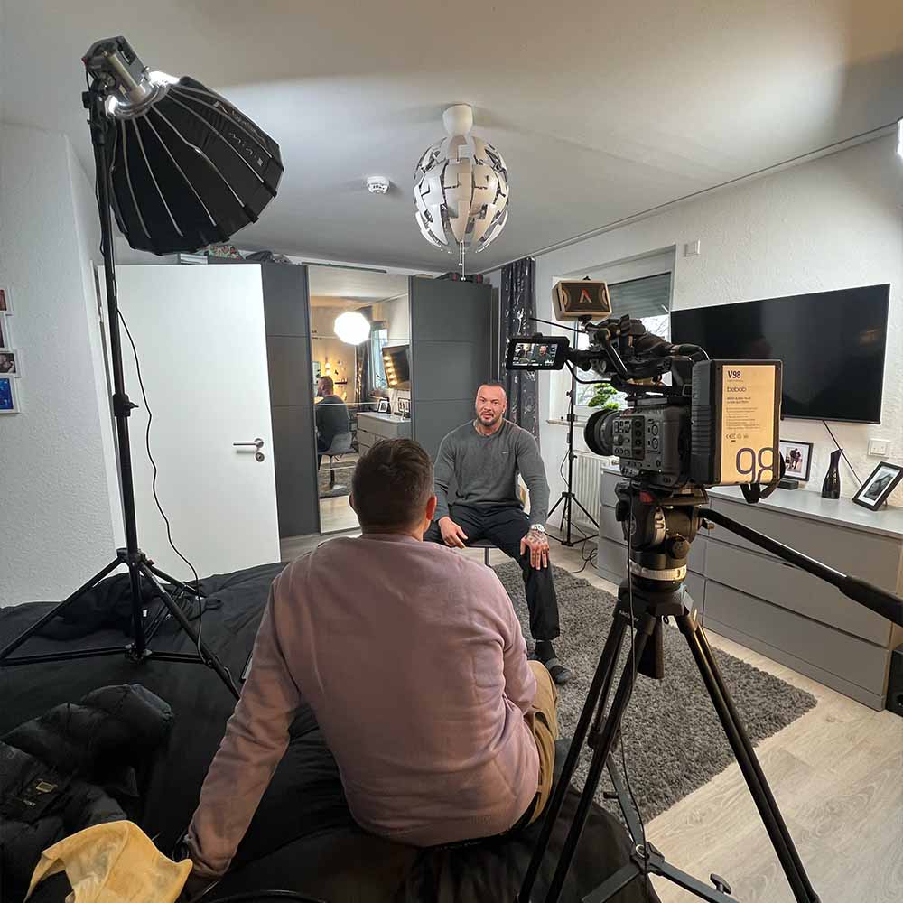 VOX Wo die Liebe hinfällt Michael Harmata Kameramann Dreharbeiten Reportage Dokumentation Fernsehen Sony FX 6