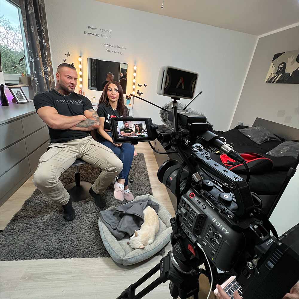 VOX Wo die Liebe hinfällt Michael Harmata Kameramann Dreharbeiten Reportage Dokumentation Fernsehen Sony FX 6